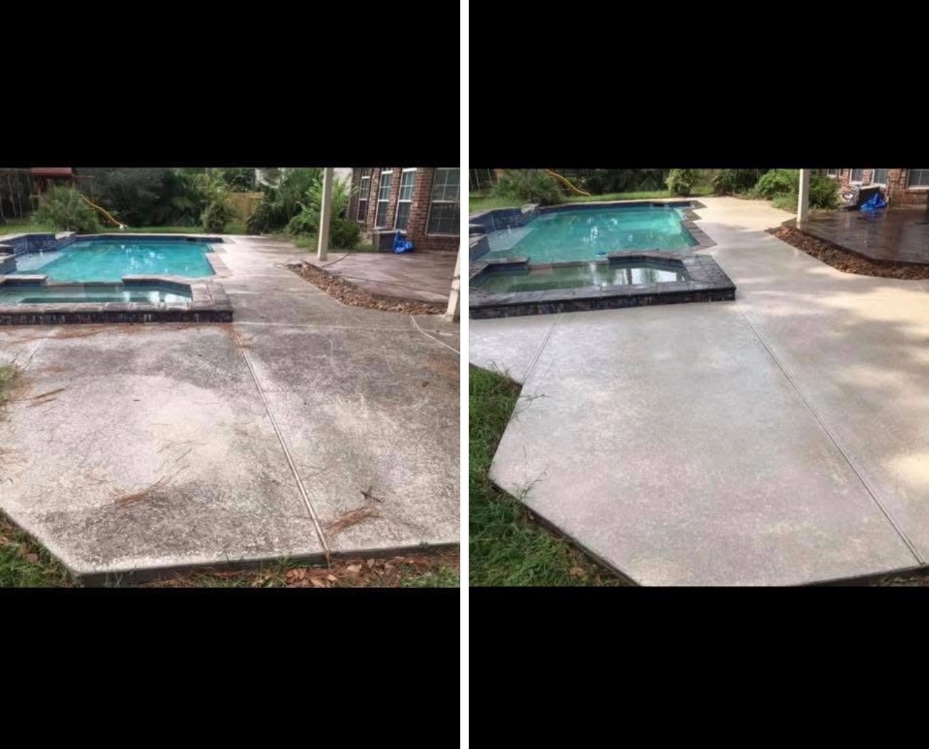Driveways and patios,